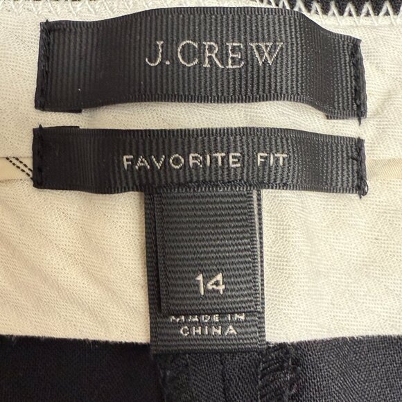 J. CREW Women's EUC Tollegno 1900 Paley Pant in Italian Stretch Wool | Size 14 - Picture 7 of 10